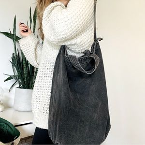 Baggu Black Jean Slouchy Bag